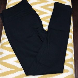 Loft black Ponte leggings, S, NWT.